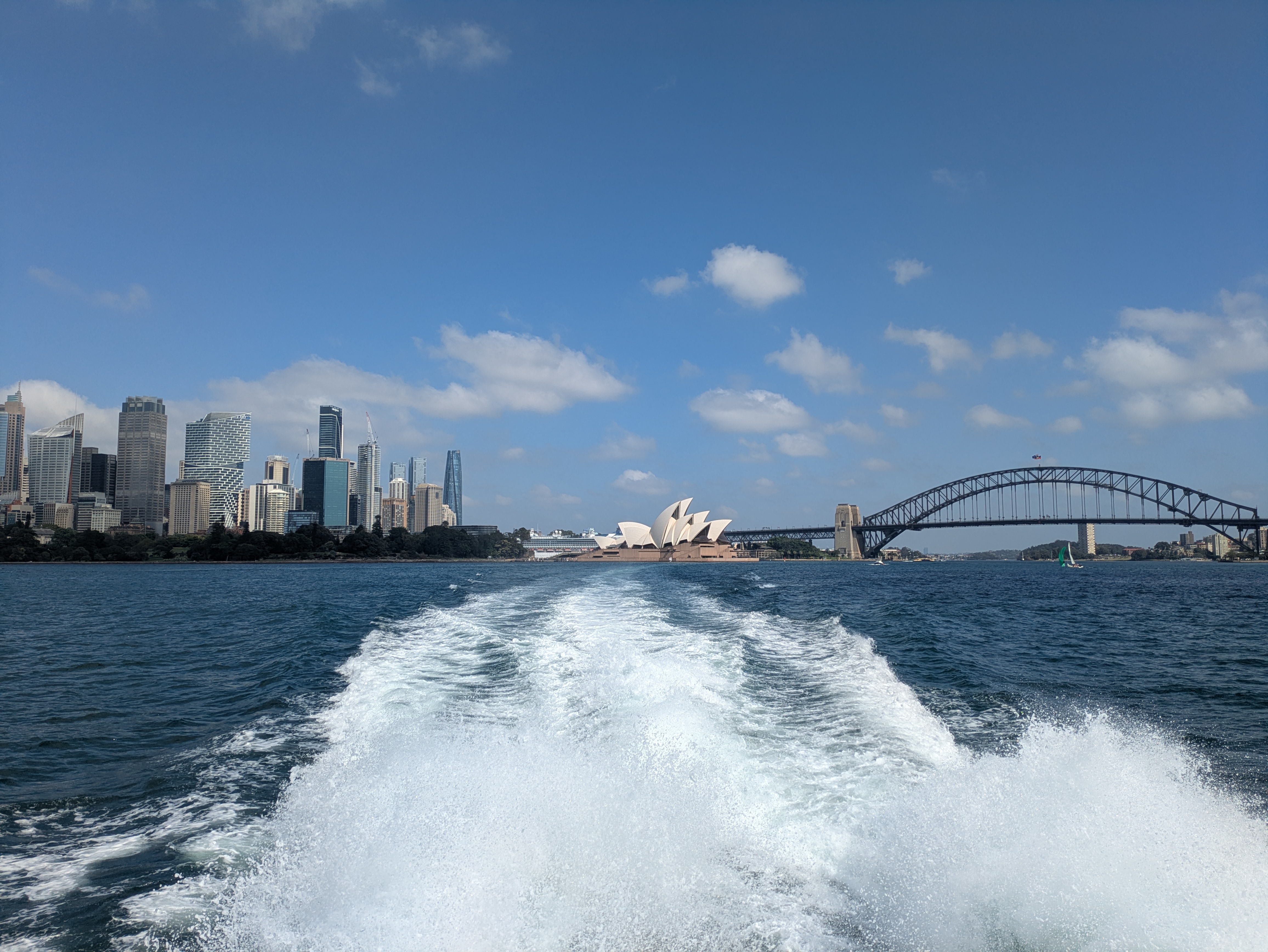 Great views heading out of the harbor