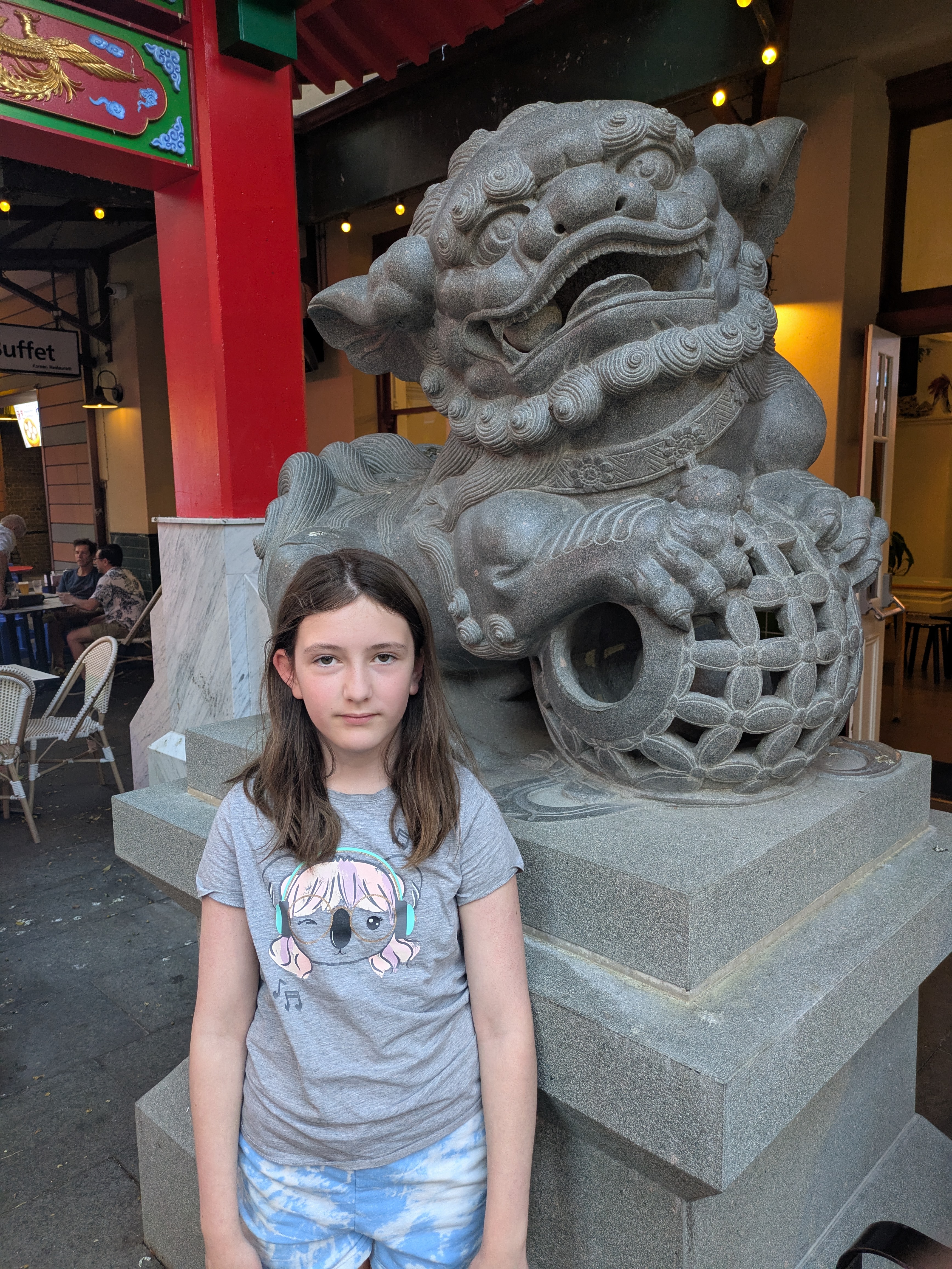 Think she would be more enthused about a dragon?